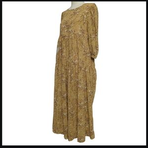 CODE X MODE floral midi dress